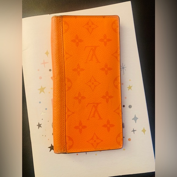 Louis Vuitton Orange Monogram Wallet - Picture 3 of 11